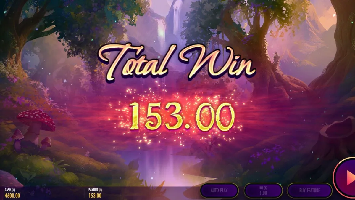 Tampilan visual slot Pan’s Arcadia dengan latar hutan mitologi yang tenang.