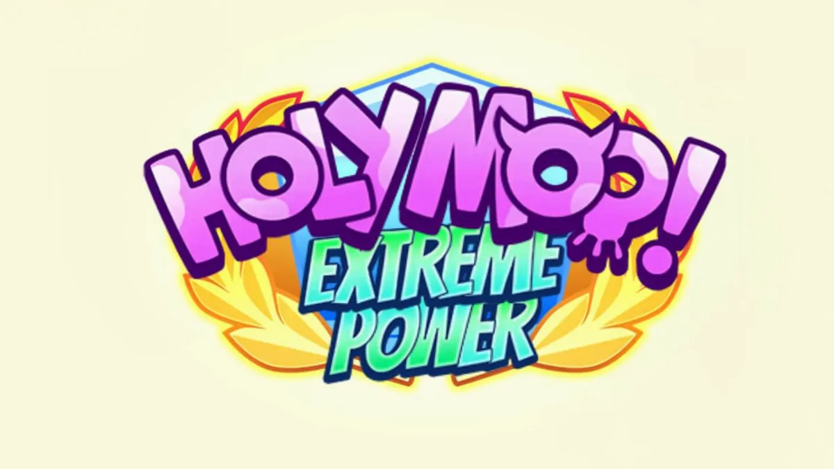 Tampilan visual slot Holy Moo! Extreme Power dengan karakter sapi dewa